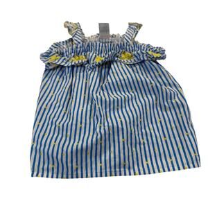 Healthtex Toddler Girl 2T Striped Tank Blouse 100% Cotton